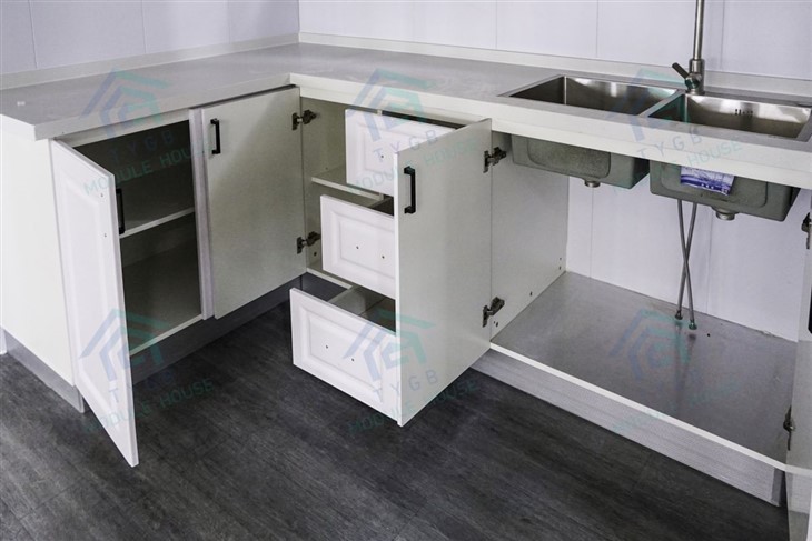 Sliding Out Prefabricated Glass House